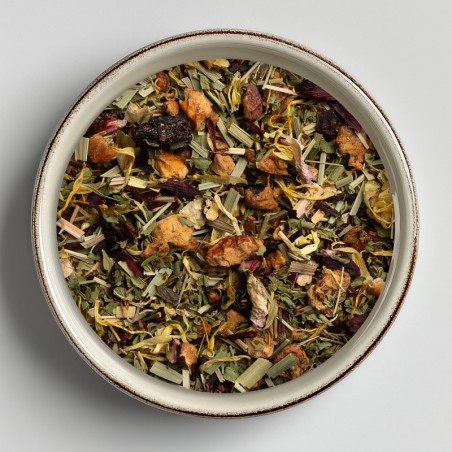 Tisane bio Bonheur d'Eté (pêche-menthe)