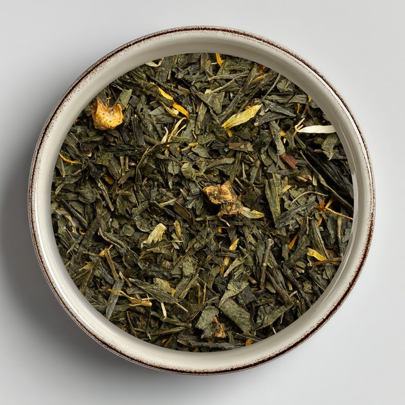 Thé vert bio Pêché Mignon (pêche)