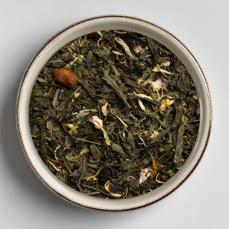 Thé vert bio Douceur d'Eté (exotique-pêche)