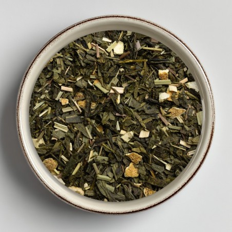 Thé vert bio Soleil de Feu (orange-sanguine)