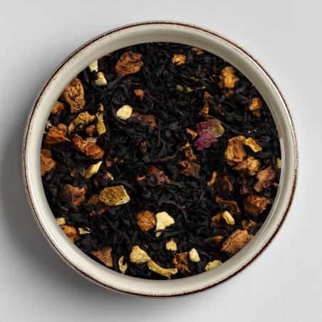 Thé noir bio Magie de Noël (pomme-orange-cannelle)